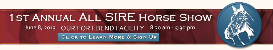 1st Annual SIRE Horse Show