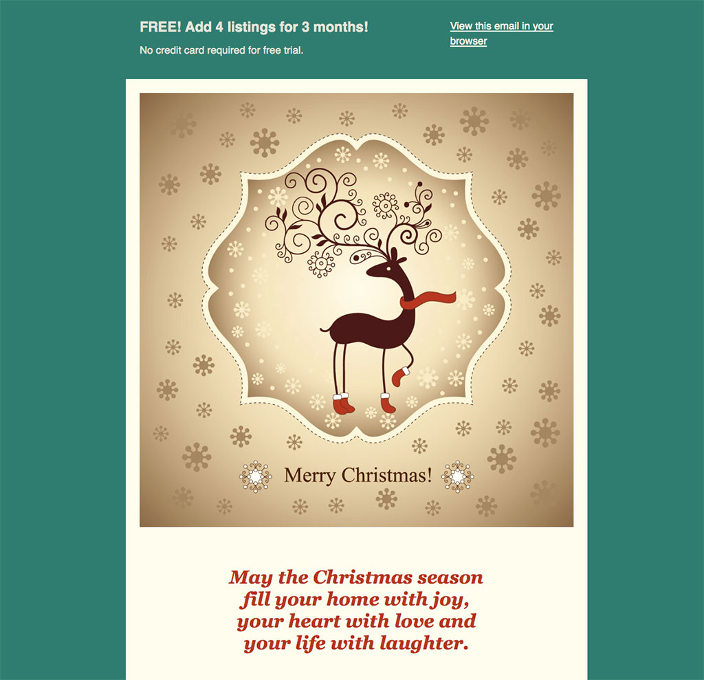 TxHP Christmas Email