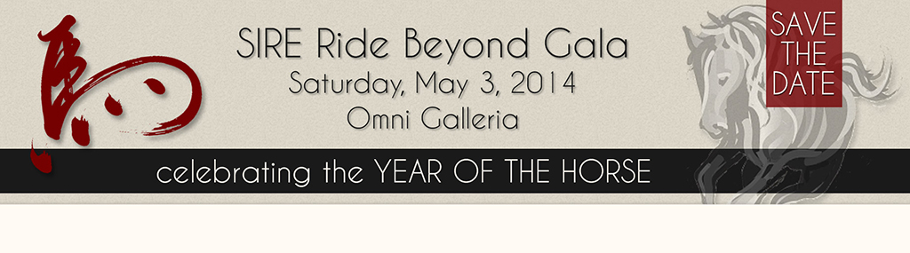SIRE Year of the Horse Gala Banner