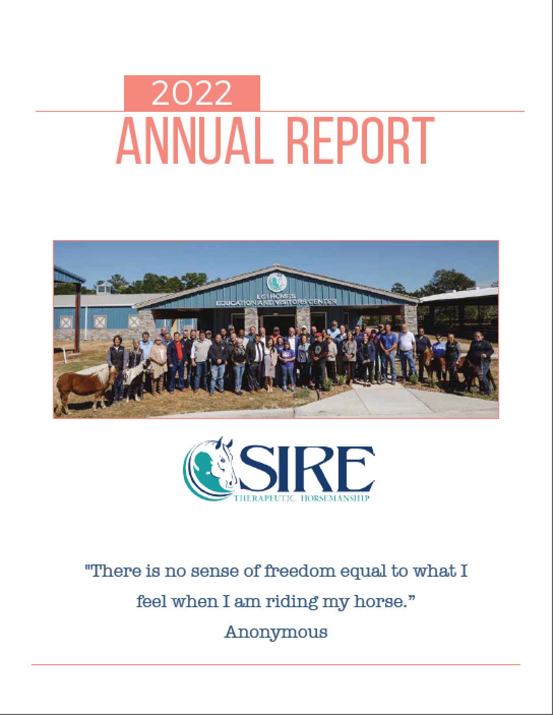 SIRE’s 2022 Annual Report